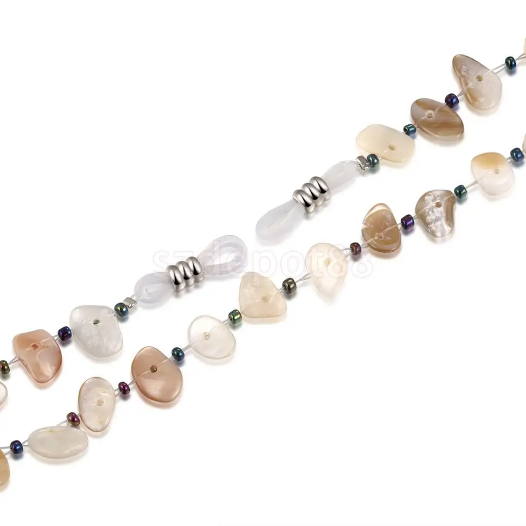 Glass Beads Beaded Eyeglass Chain Sunglasses Holder Keeper Eyeglass Lanyard Retainer Necklace