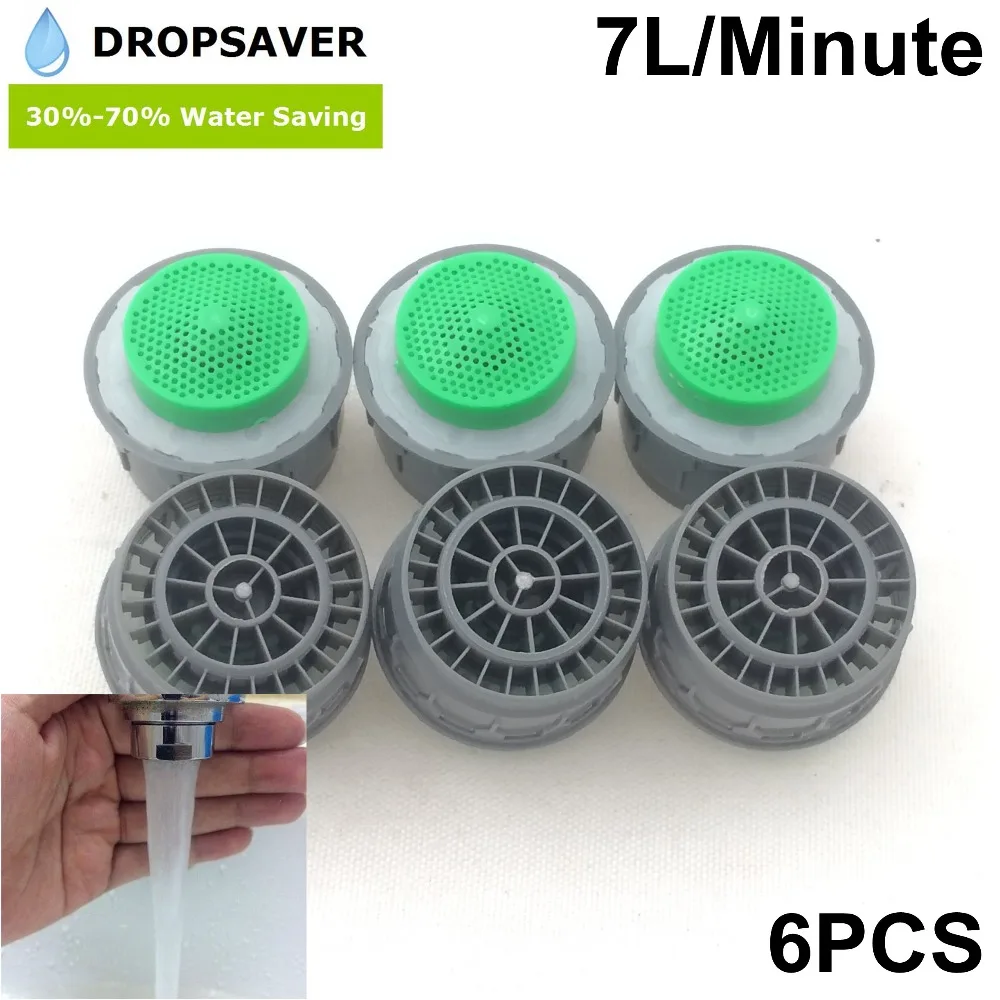 

Free Shipping-6pcs M24/F22 Faucet Aerator Core Set-WS-B7L Aerator Flow-Suggest Use in Kitchen Faucet