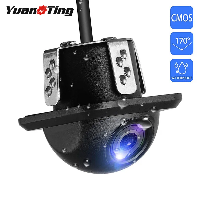 

YuanTing Car Rear View Camera Night Vision Reversing Auto Parking Monitor CMOS Waterproof 170 Degree HD Image for car screen