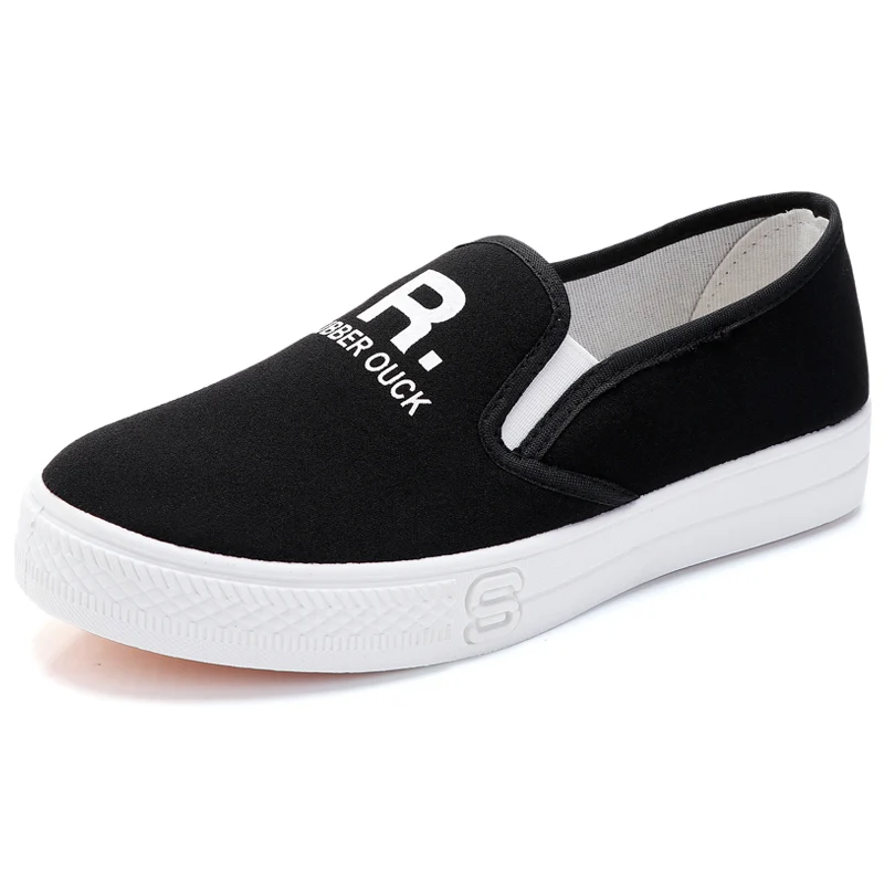 

2019 new women's Korean canvas shoes breathable fashion casual shoes lightweight soft bottom running shoes