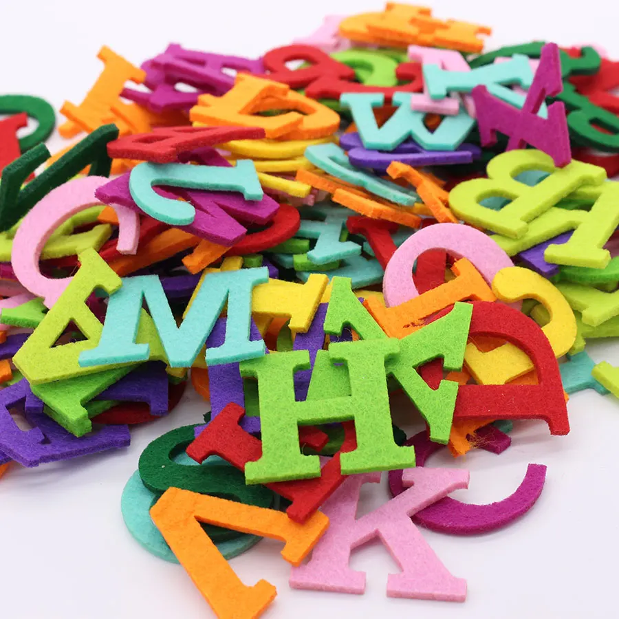 26PCS-Alphabet-Felt-Cloth-Letter-Felt-Fabric-Polyester-Fabrics-Needlework-Diy-Needle-Sewing-Handmade-Fieltro-Feltro (2)