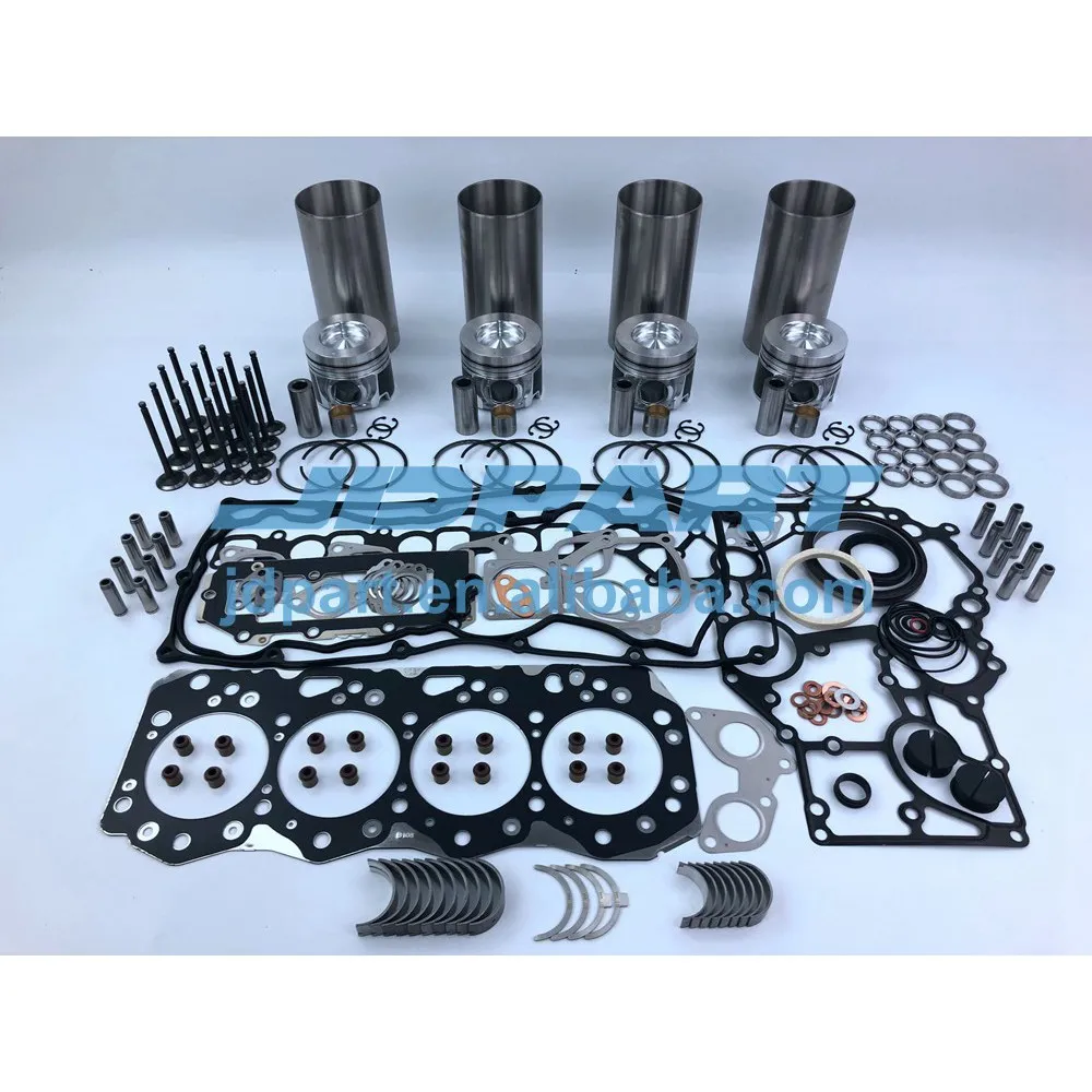 New 4jj1 Overhaul Kit Piston Rings Bearing Set Full Gasket Kit Engine