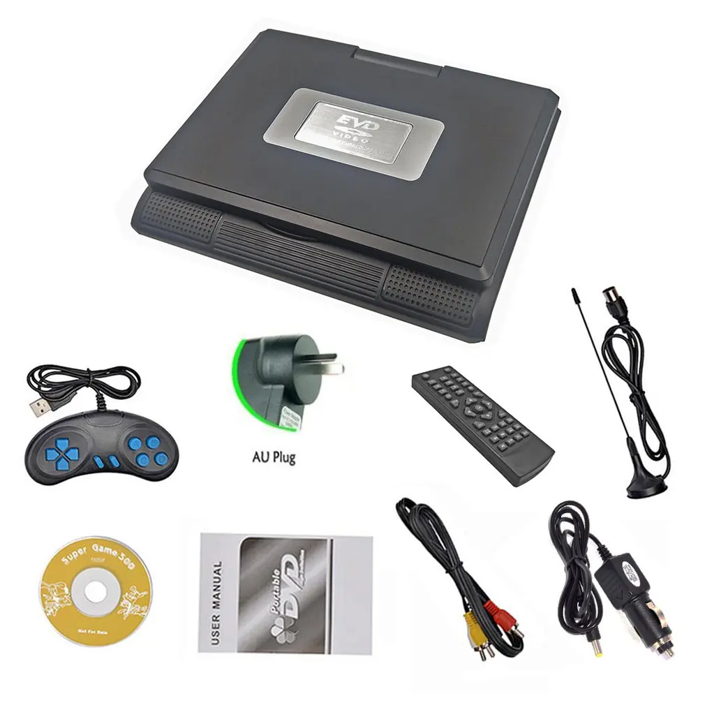 Мультифункциональный 7,8 дюймов HD ТВ Портативный dvd-плеер HD портативный CD ТВ плеер мультимедийный плеер LMD750