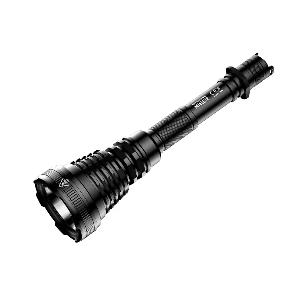 NiteCore MH40GTR светодиодный фонарик CREE XP-L HI V3 1200 люменов расстояние 1004 м с зарядным портом постоянного тока+ 2 шт 18650 аккумулятор