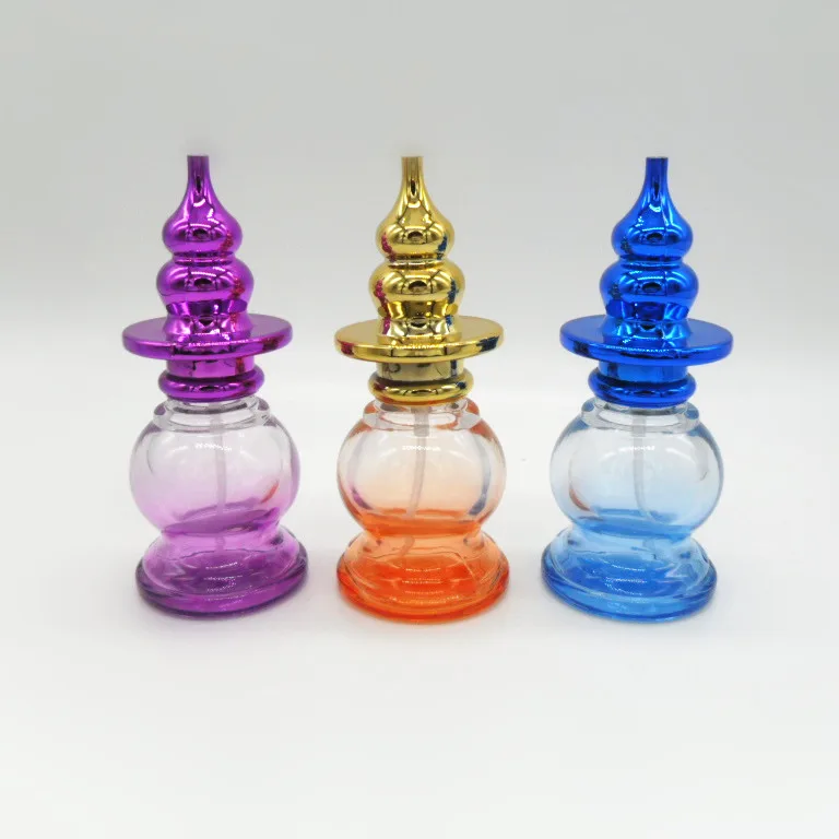 100pcs 15ML perfume small colored glass spray bottle , 15 ml perfume