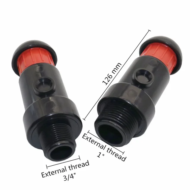 Automatikus Szívó- És Kipufogószelepek 3/4 Műanyag Szelepek Öntöző Tartozékok Szűrőrendszer Öntözőrendszer Tömlő Eszköz 1Pc - Image 2