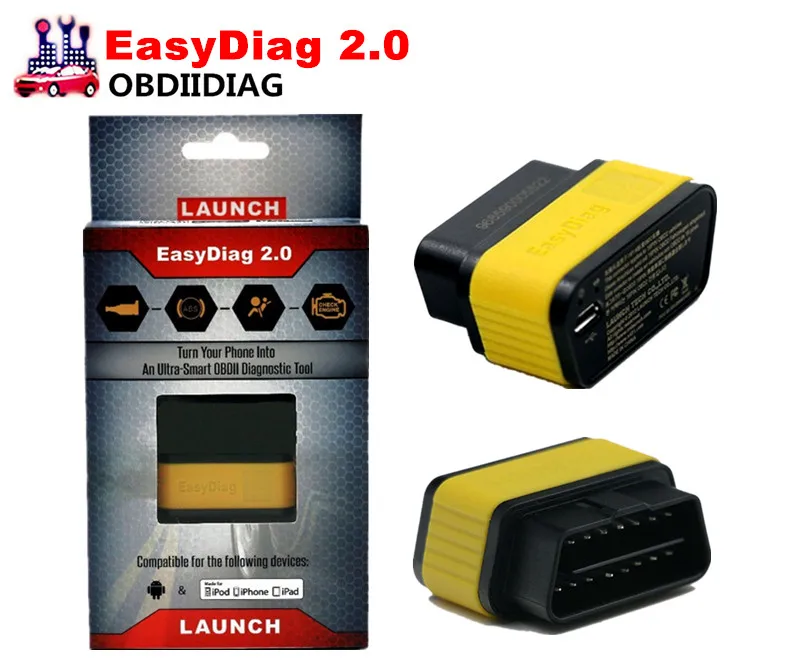 Оригинальный launch X431 EasyDiag 2 0 авто для запуска сканирования кода Easy Diag Android и IOS в