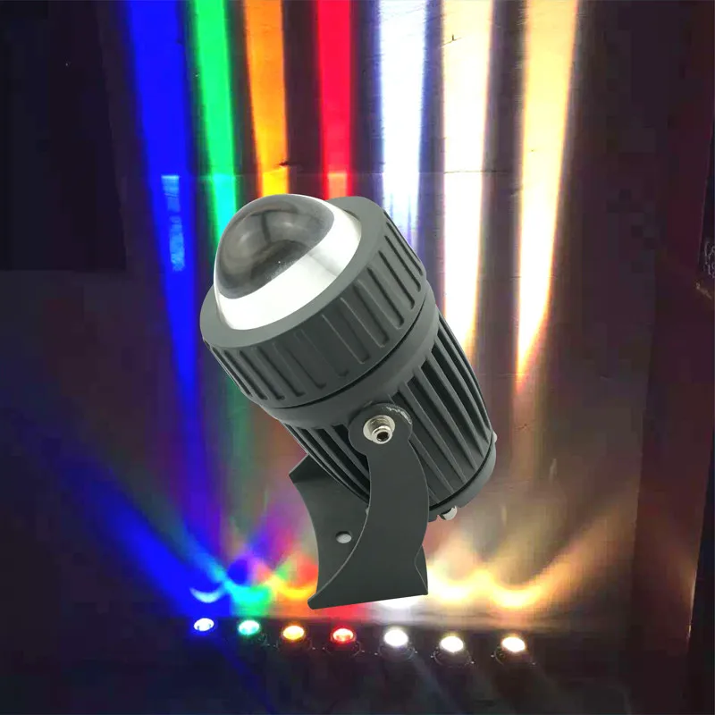 Beste Aluminium 10 W IP65 smalle stralingshoek led outdoor spot light voor muur verlichten project voor Externe muur wasmachine Tuin Building