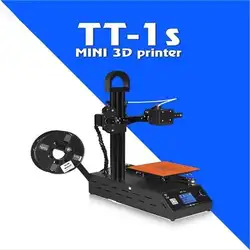 2018 Новый TT-1s мини Windows 3D принтер Полностью Собранный поставляется с 0,3 кг расходных материалов в случайных цветах