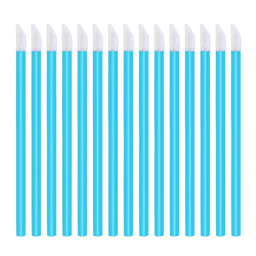 Dihealth 50 шт. полые ручки консилер кисти одноразовые макияж кисть для губной помады палочка-аппликатор для блеска красота макияж инструменты - Handle Color: Синий