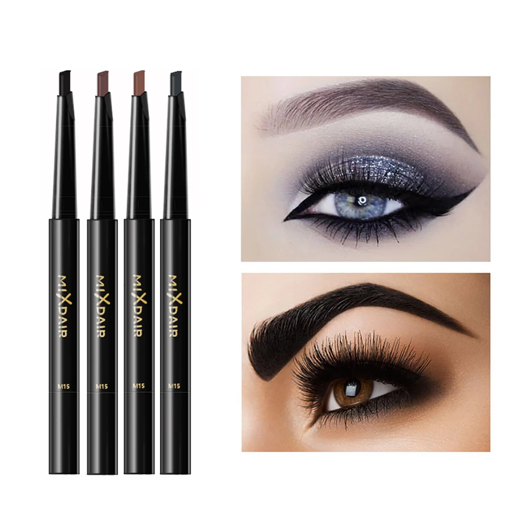 

1 PC Double Head Eyebrow Pencil Eyebrow Brush Tint Cosmetics Long Lasting Natural Painted Eyebrow Pencil Eyes Makeup TSLM2