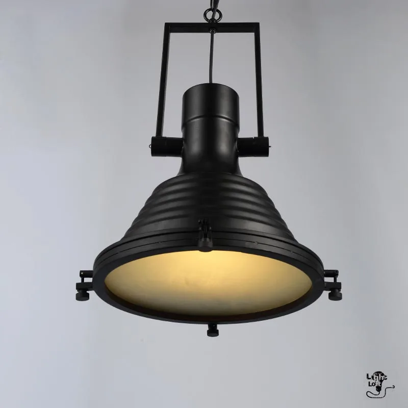 EuSolis E26/27 hierro Industrial colgante iluminación De hogar Iluminacion Interior Lustres De Sala Retro Avize lámpara nórdica vidrio