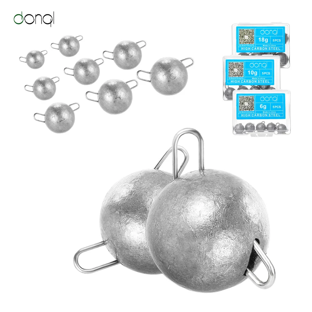 20pcs Fishing Jig Head Sinkers Lead Weights Soft Lure 2//4//6//8//10//12//14//18g