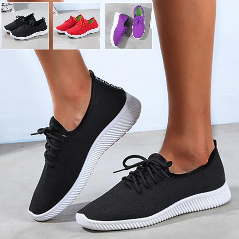 Summer Women Outdoor Running Mesh Shoes Sports Shoes Sneakers Canvas Light Bottom Casual Shoes