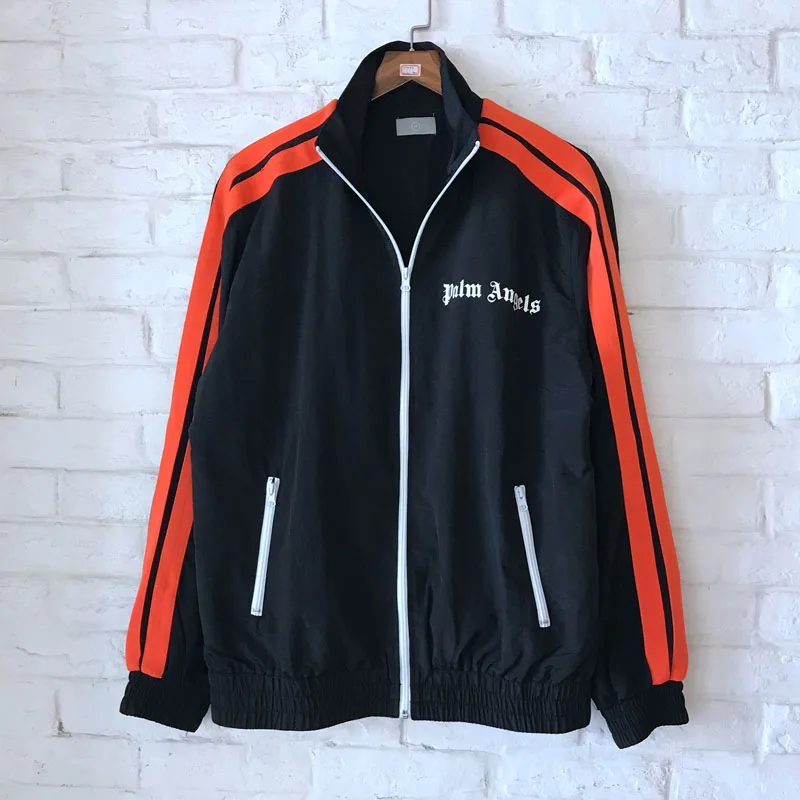 

Palm Angels Jackets Men Women Hip Hop High Street Lapel Casual Palm Angels Jackets Windbreaker Palm Angels Zip pocket Jackets