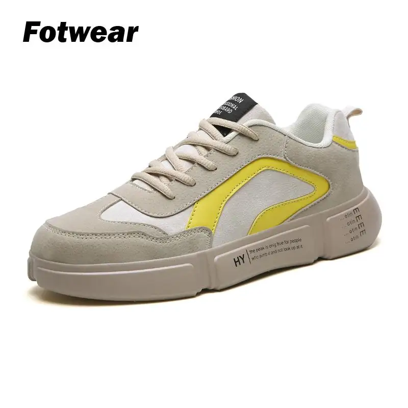 

Fotwear Man sneakers Low-cut collar Man casual shoes fashion style Comfortable Shoes Leather and synthetic upper sneakers
