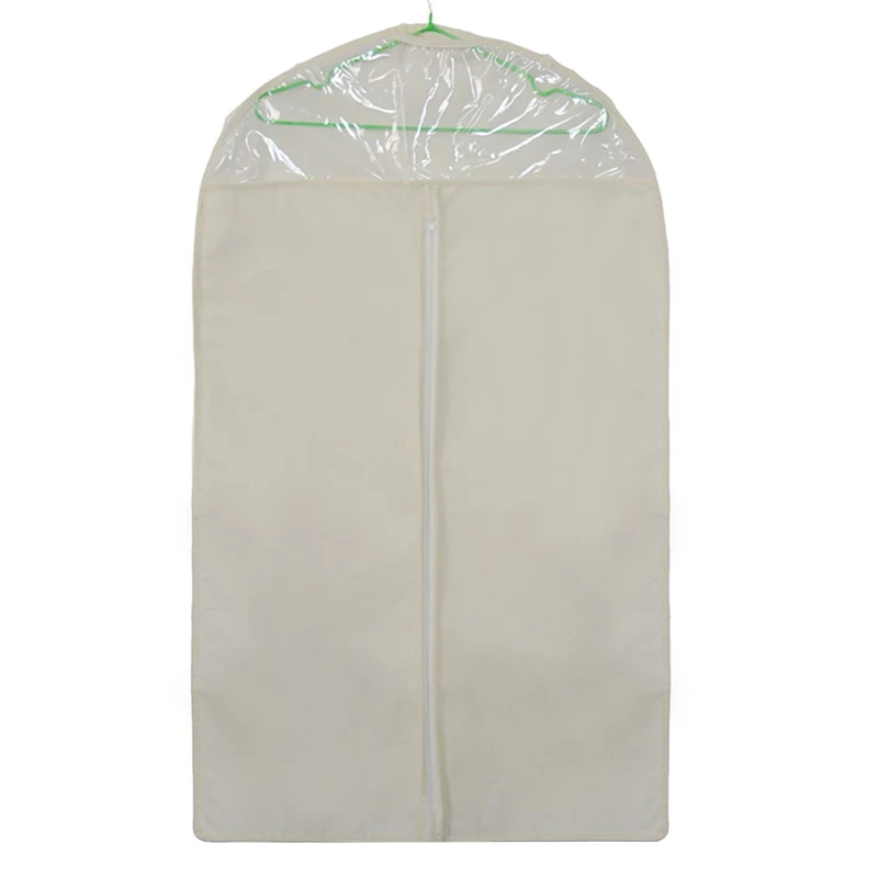 Storage Zipper Wardrobe Garment Bag Dust Cover Non-woven Fabric Household Useful