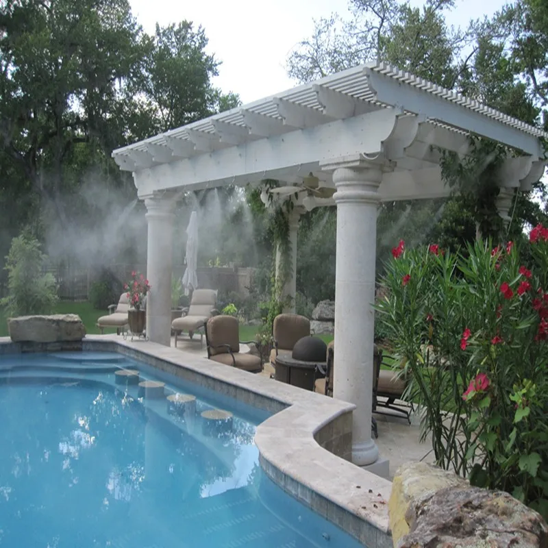 6m Hose 6pcs Mist Nebulizer Outdoor Garden Misting Atomizing Spray Cooling Suit Nozzle Sprinkler Watering Kits System Mistsystem 6m Hose 6pcs Mist Nebulizer Outdoor Garden Misting Atomizing Spray Cooling Suit Nozzle Sprinkler Watering Kits System Mistsystem