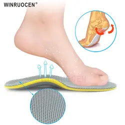 3D premium Мужская удобная обувь плоскостопие s ортопедических Arch ортопедические стельки Вставки Высокая арочная опорная площадка Care стельки