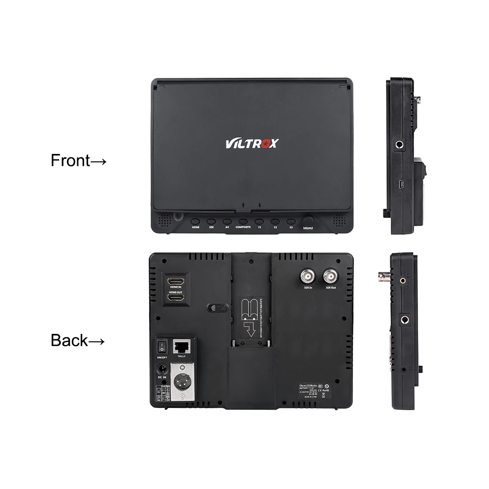 Viltrox DC 70EX 4K 7 дюймов HD клип камера видео ЖК монитор для мультимедиа Canon Nikon Sony Pentax