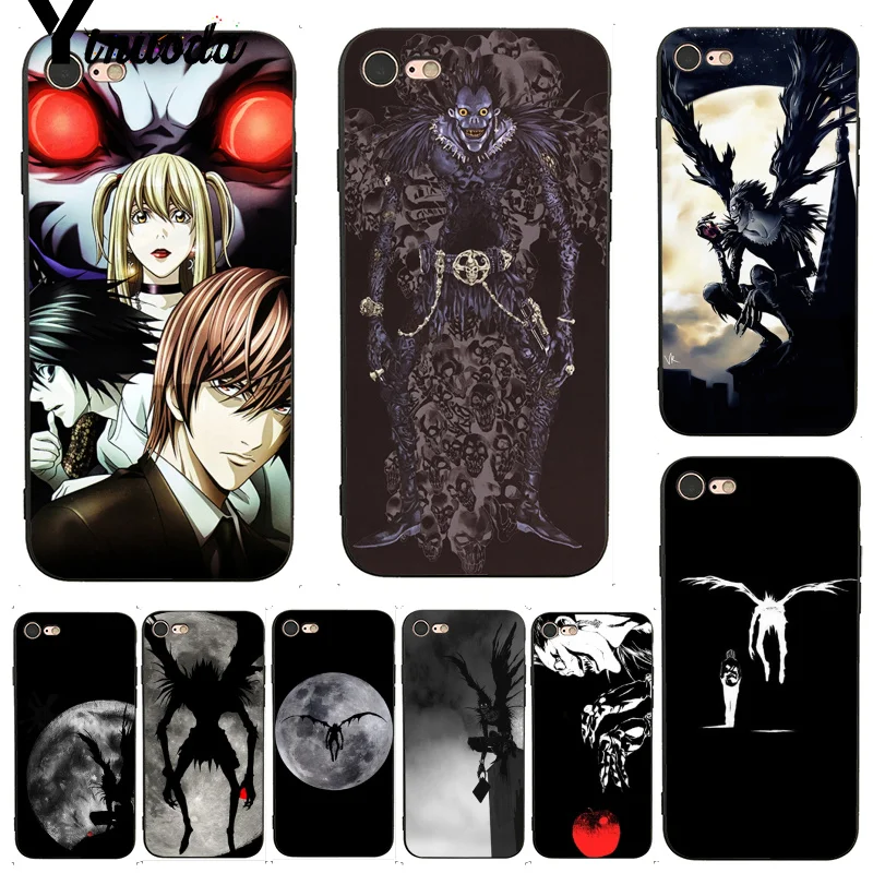 

Yinuoda Death Note Ryuk Coque Shell Print Phone Accessories Case for iPhone 7 X 6 6S 8 Plus 5 5S XS XR11 11pro 11promax