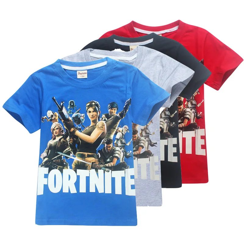 Fashion ROBLOX Cartoon Printed Short Sleeve T Shirt Summer Kids Children  Clothes T-shirt Tops Tee for Boys and Girls