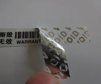 

No MOQ ! warranty void sticker label , leaving word"VOID" after peeling off