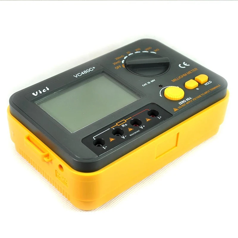 

LIXF-Vici Vc480c+ 3 1/2 Accuracy + 4 Wire Test Multimeter Digital Milli-ohm Meter