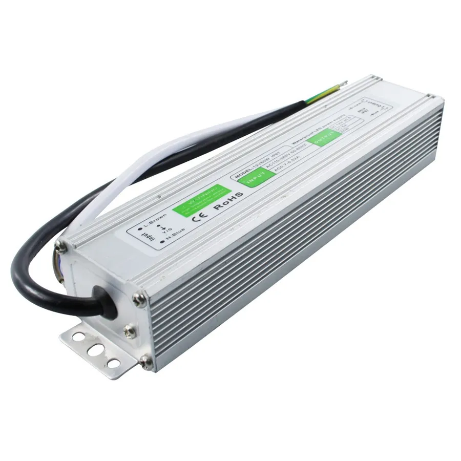 Высокое качество IP67 DC24V 60 Вт Питание для светодиодный полосы, светодиодная сегментная лампа