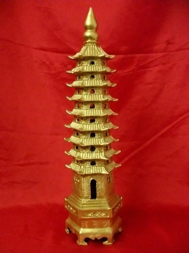 

Copper Large wenchang tower 40 wenchang tower decoration home decoration