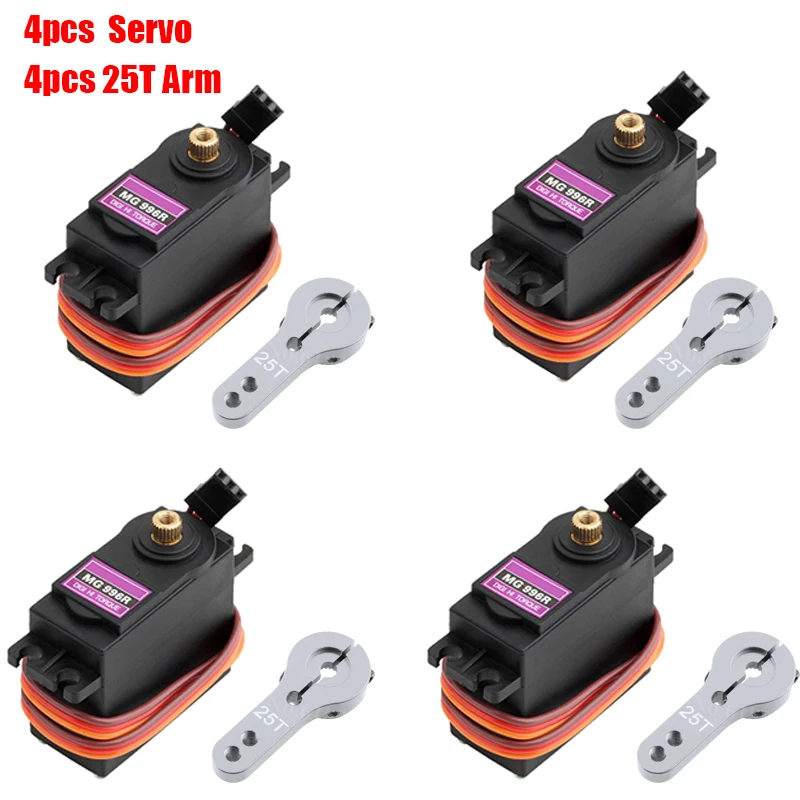 

Hot sales 10PCS Servos Digital MG996R MG996 Metal Gear RC Servo High Speed Torque RC Car 1/8 Futaba JR Car RC Model Helicopter
