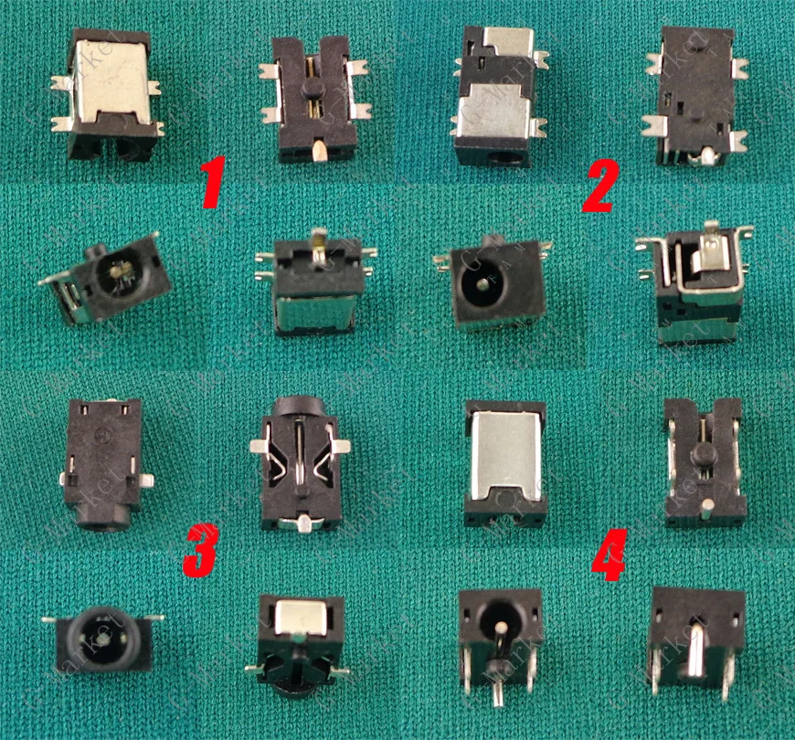 4 модели 20 шт DC разъем питания для планшетных ПК разъем зарядки 2,5*0,7 мм