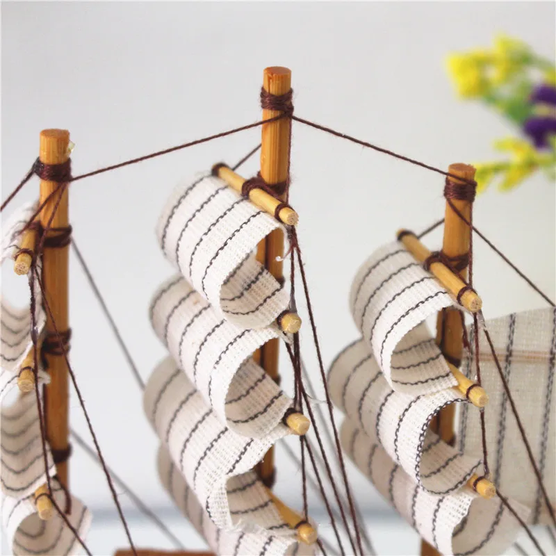 16cm sailing model home accessories smooth sailing ornaments Mediterranean ornaments marine series random color