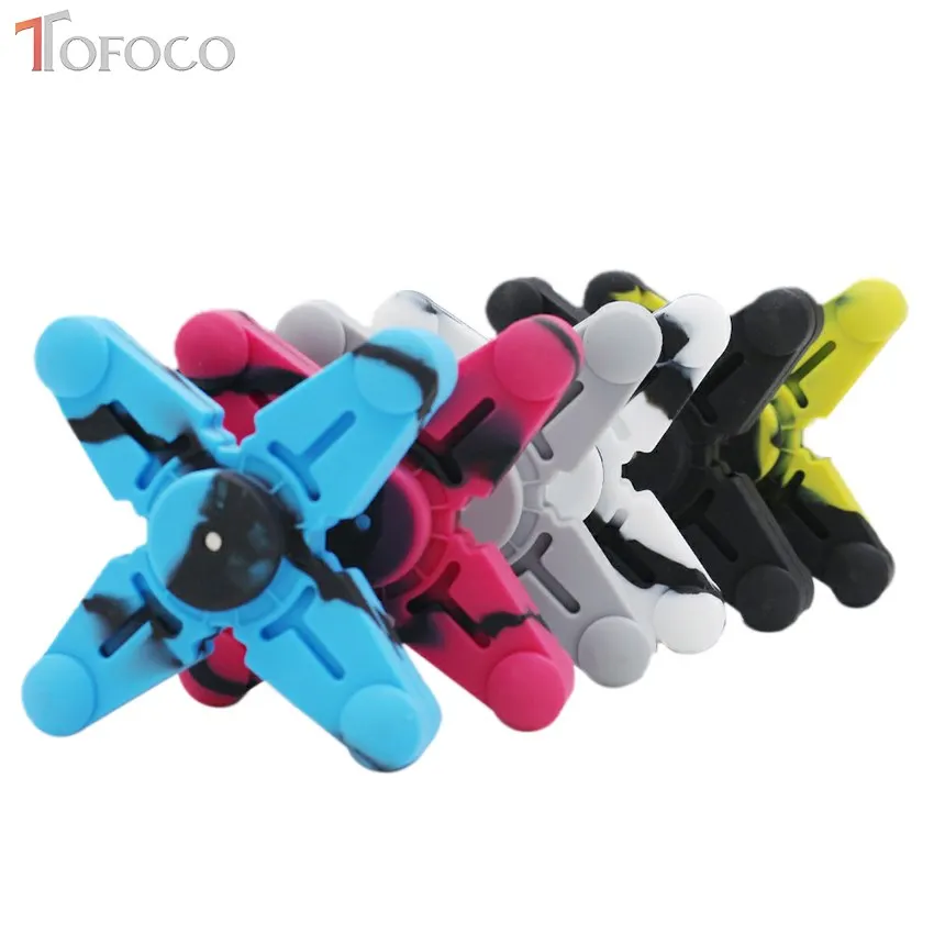 TOFOCO Spinner Spinner Magnética 4 Alado Mão EDC Fidget Brinquedos Estresse Ansiedade Estresse Adultos Garoto Metal Figet spiner