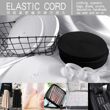 100 см* 2 м тканый плоский трикотажный эластичный шнур для шитья эластичная лента для шитья