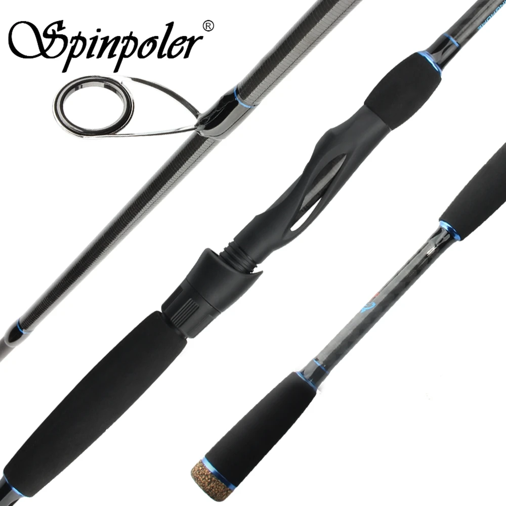 Spinpoler BASS Masters Classic Sea Bass Hunter BS762 MH 2.28m Sea Bass Rod Fast Action Bass Spinning Rod Fishing Tackle