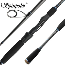 Spinpoler BASS Masters Classic Sea Bass Hunter BS762 MH 2,28 m Удочка для морских басов, быстрое действие, Спиннинг для басов, рыболовная снасть