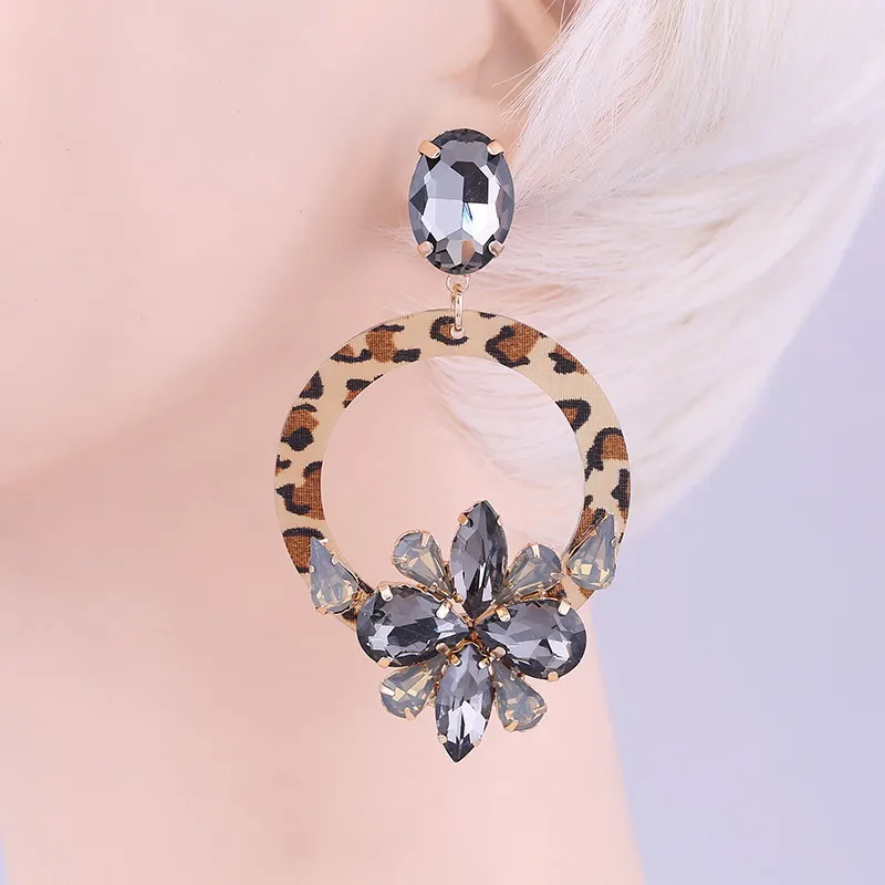 Earrings Tiger Brown