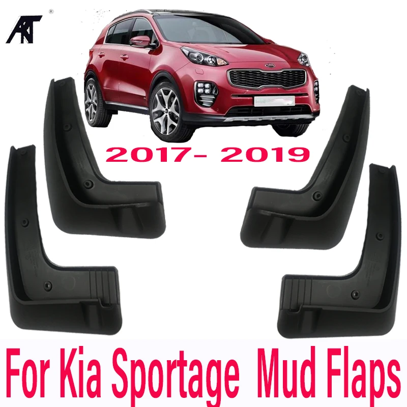 Mud Flap Flaps Splash Guard Per For Kia Sportage 17 19 Kx5 Mud Flap Flaps Splash Guard Per For Kia Sportage 17 19 Kx5 Mudguards Front Rear Fender Molded Without Running Board Mudflaps In From