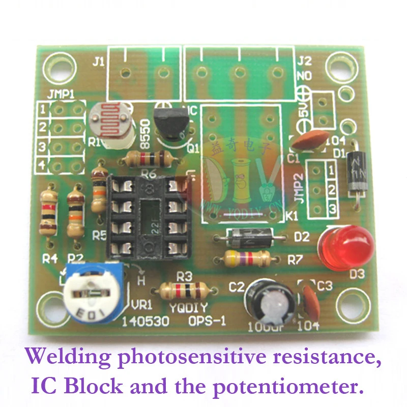 LM393 электронный DIY комплект светильник управляемый переключатель комплект светильник светочувствительный триггер выходной режим модуль Забавный DIY комплект