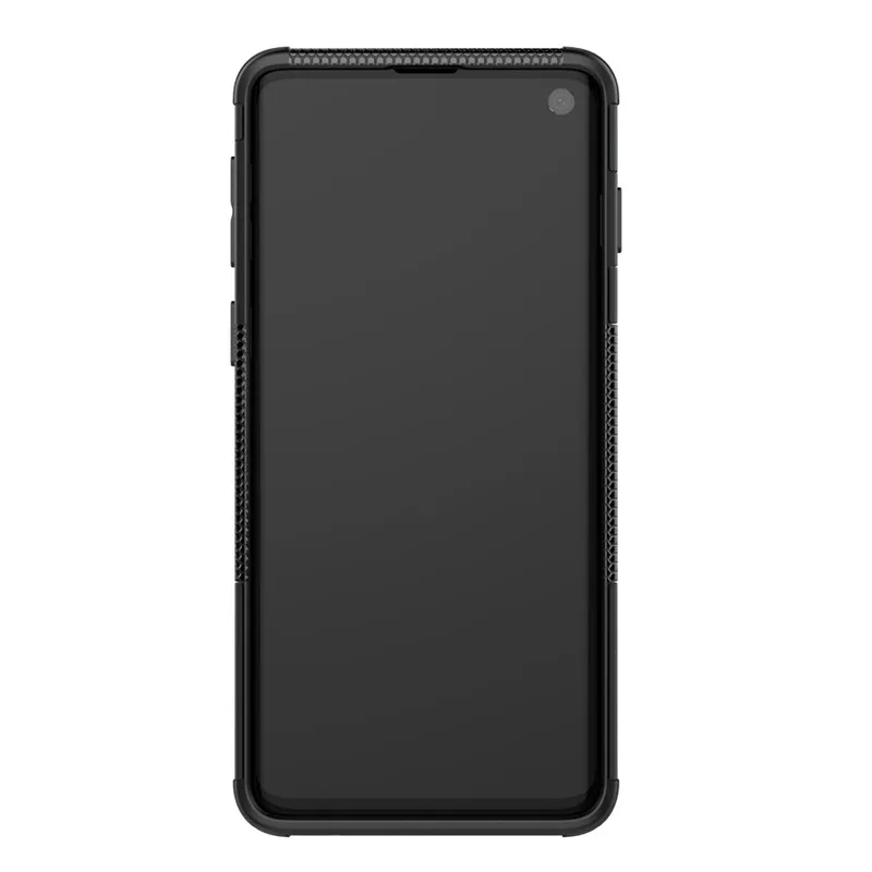 Роскошный гибридный защитный силиконовый чехол подставка для Samsung Galaxy S10 Plus S10e A9