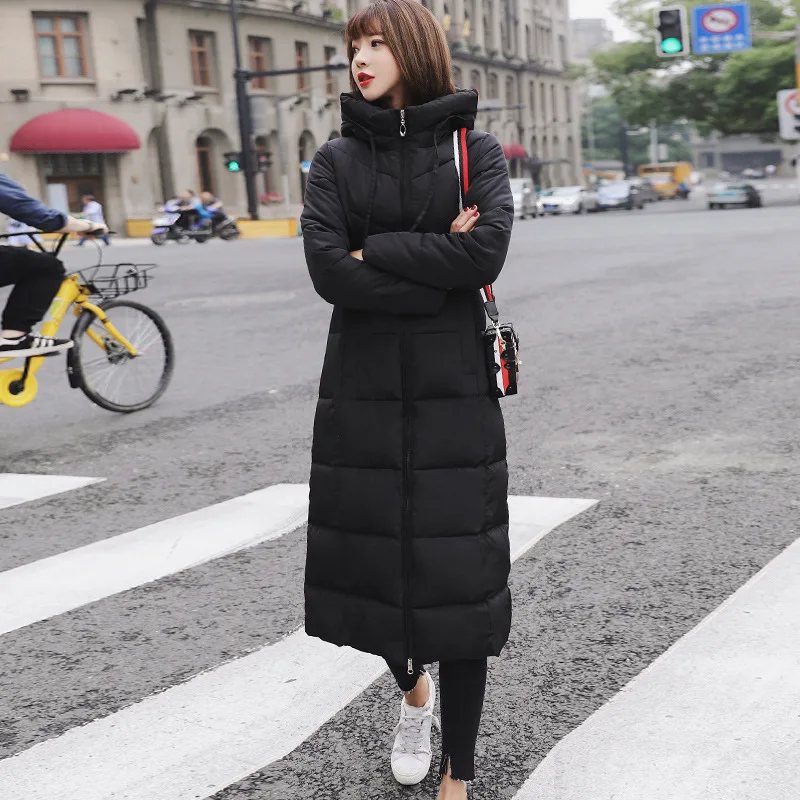 Nagodo Long Thick Parka 2018 New Fashion Winter Jacket Women Ukraine Female Parkas Cotton Padded Warm Hooded Coat Plus size 6XL Coats