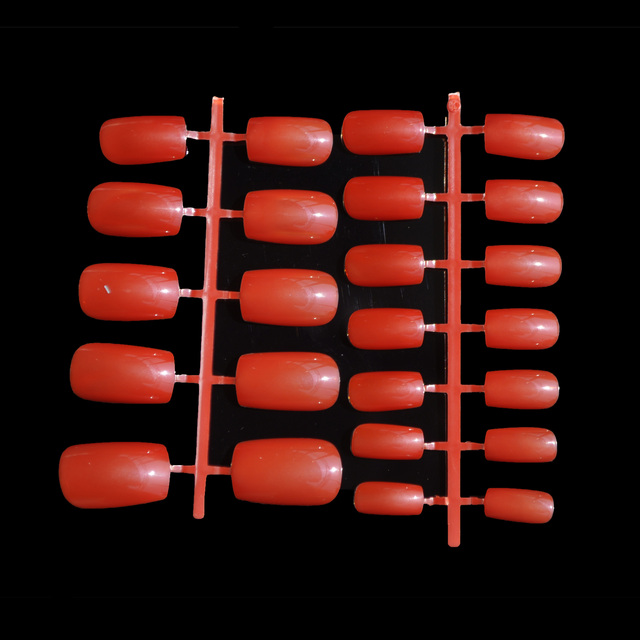 Fake Nails Faux Ongles UV Effect False Nails Full Cover Medium Square Press on Artificial Nail Art Manicure Accessories