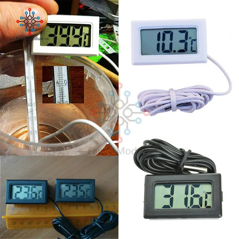 Мини цифровой ЖК-датчик для холодильника морозильник термометр датчик термометр термограф для аквариума холодильник Кухня