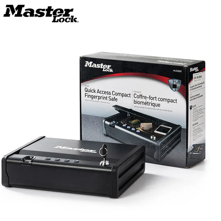 Master Lock Fingerprint Safes Electronic Compact Drawer Safe Box with Electronic Lock Solid Steel Waterproof Secret Box Gun Safe (3)