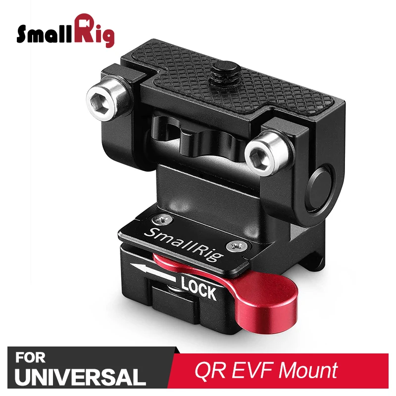 

SmallRig Camera Monitor Stabilizer Quick Release EVF Holder Mount with Nato Clamp Can180 Degree Adjustment of Monitoring 2100