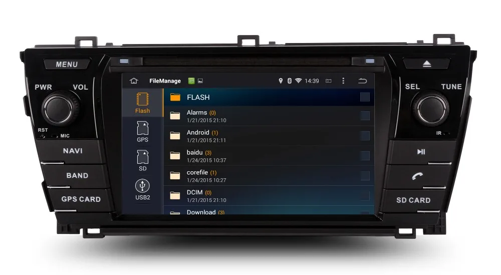 Top 7" Android Car DVD Player with TV/BT GPS 3G WIFI DVR,Audio Radio Stereo,Car PC/multimedia headunit for TOYOTA COROLLA 2013 2014 10