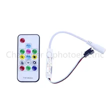 5 pcs SP103E DC5V/12v WS2801 WS2812B DC12V 2811 Mini Digital RGB LED Strip Controller 14Key RF Wireless Remote 2048Pixels LED цена 5 pcs SP103E DC5V/12v WS2801 WS2812B DC12V 2811 Mini Digital RGB LED Strip Controller 14Key RF Wireless Remote 2048Pixels LED цены онлайн