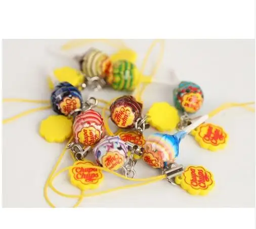 20 шт Мини CHUPA CHUPS леденцы конфеты ключ Chain.4cm. Flavour оптом Jar игрушка. Забавная