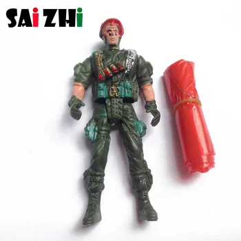 

Saizhi Parachute Soldier Toy Outdoor Sports Fun Children Intelligence Development Educational Toys Gift Mini Parachuter Toys